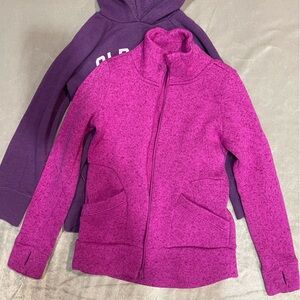 Old Navy Kids Purple and Pink Sweaters